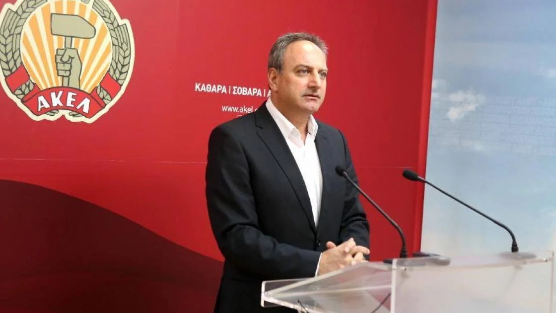 Στέφανος Στεφάνου — Γενικός Γραμματέας Κ.Ε. ΑΚΕΛ