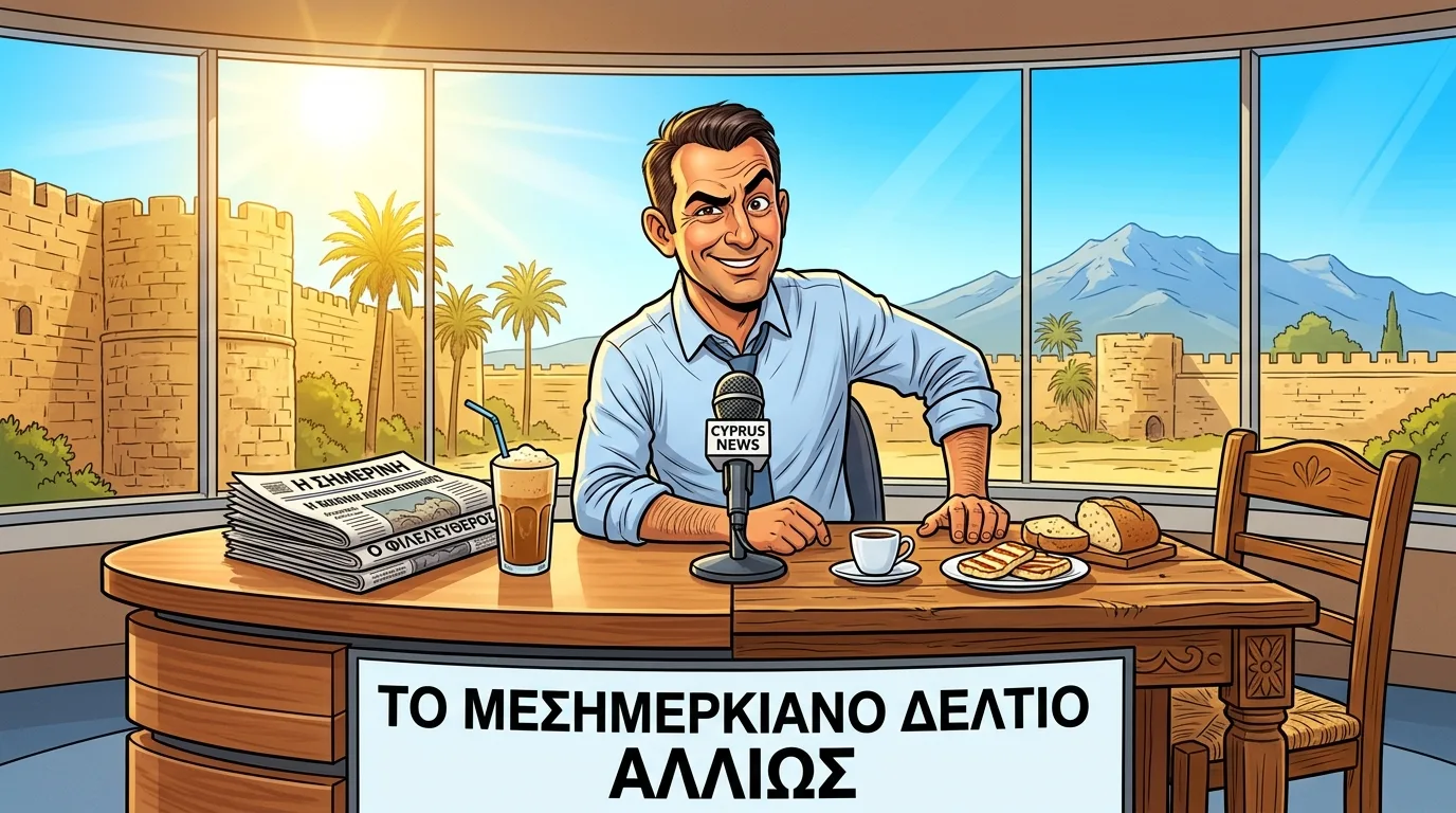 Το Μεσημερκιανό Δελτίο... Αλλιώς (Κυπριακή Σάτιρα)